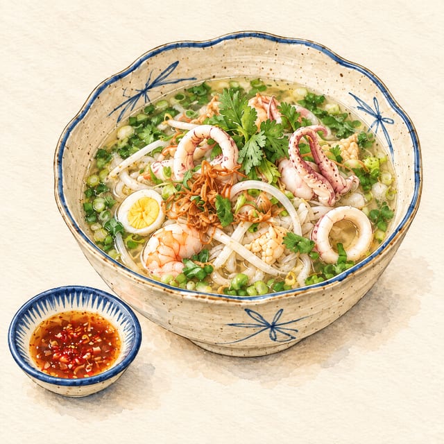 Hu tieu Seafood.
