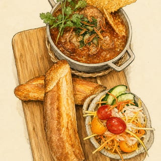 Banh Mi Xiu Mai - Pork Meat Ball