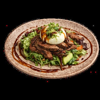 BURRATA STEAK GARDEN (GF)